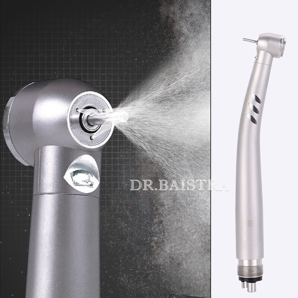 Dental Fiber Optic LED E-generator/ High Speed Handpiece Push Button 2/4 Holes