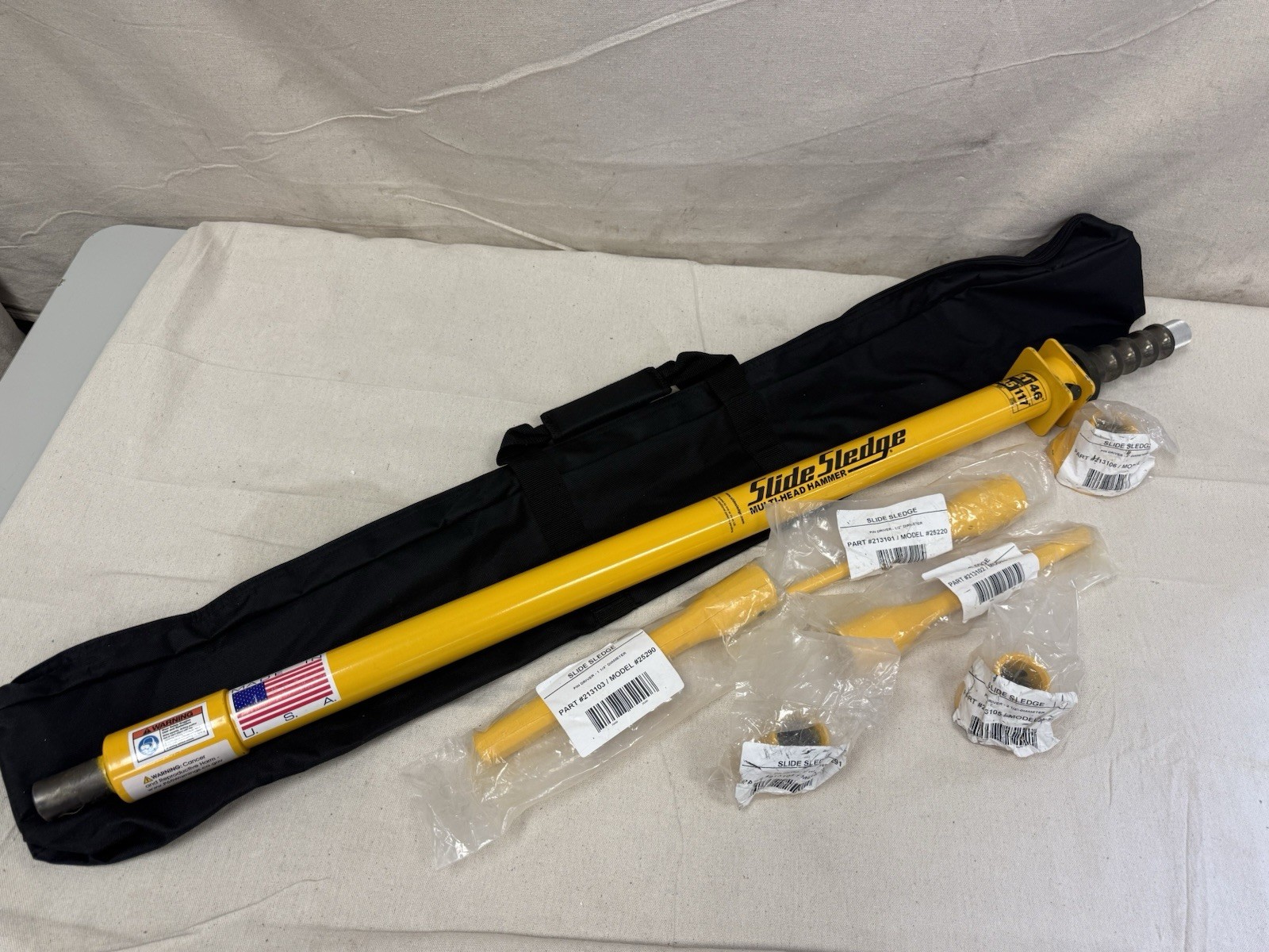 SLIDE SLEDGE 211403 Slide Hammer Sledge 21 lb 46″ W/ Tips