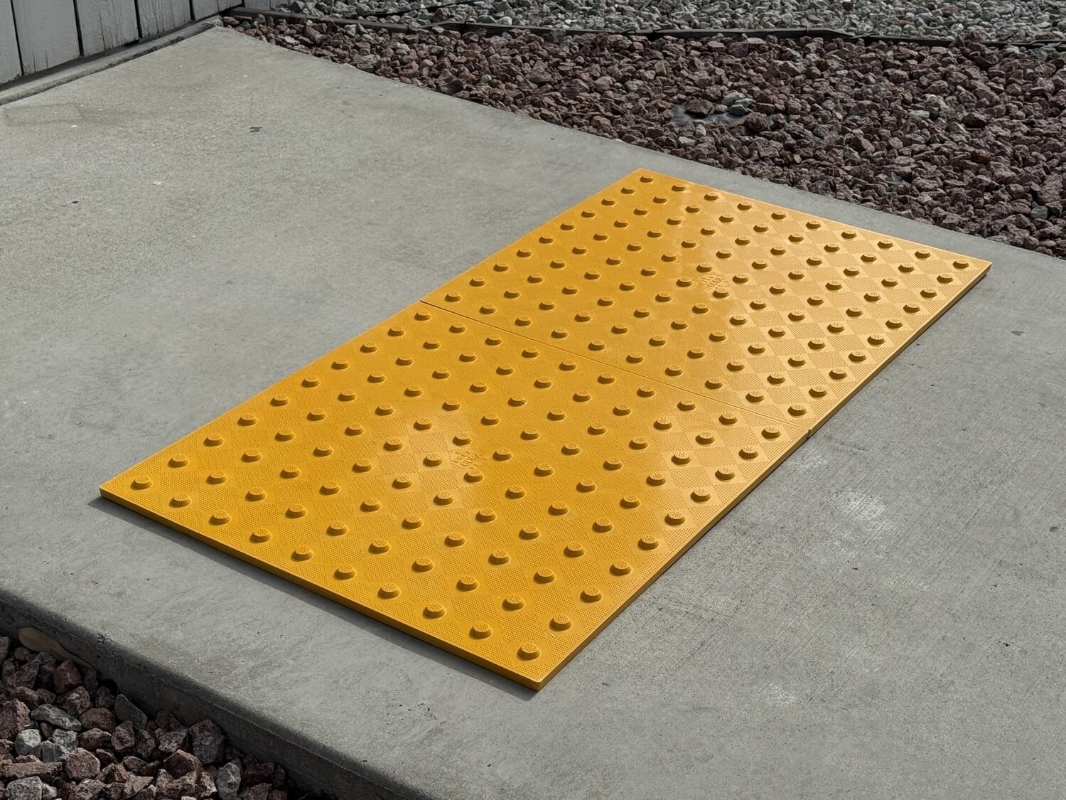 Cast-in-Place ADA Tile Set (24″ x 48″) – Truncated Domes – Sandbagggy
