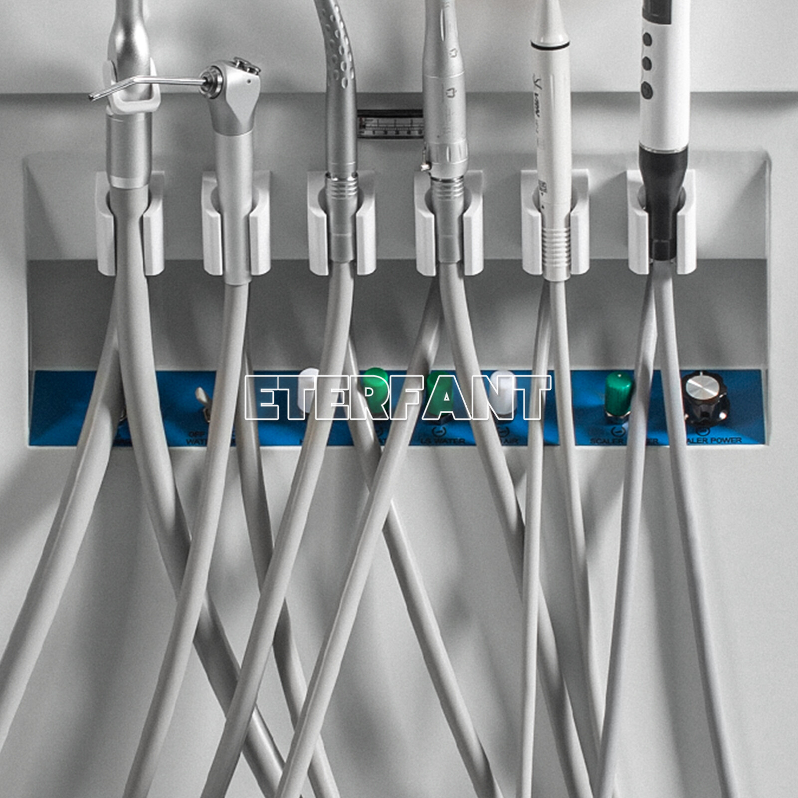 Dental Unit with Air Compressor Curing Light Scales/Unit Air Turbine 4Hole US