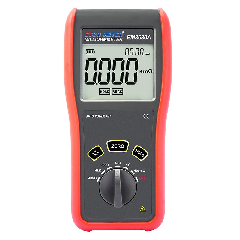 EM3630A Portable Milliohmmeter 0.1mΩ~40kΩ New