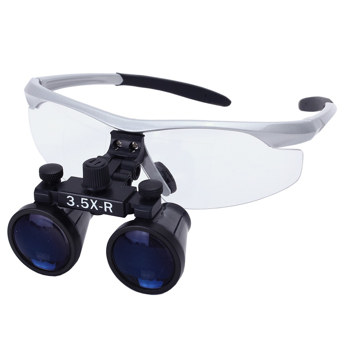 3.5X Dental Loupes 3W Portable LED Head Light Medical Surgical Glasses Loupe