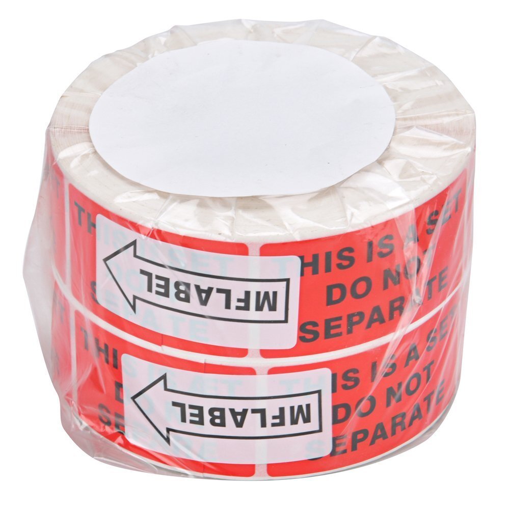 500/Roll 1″ x 2″ This is a Set Do Not Separate Stickers Warning Labels Adhesive