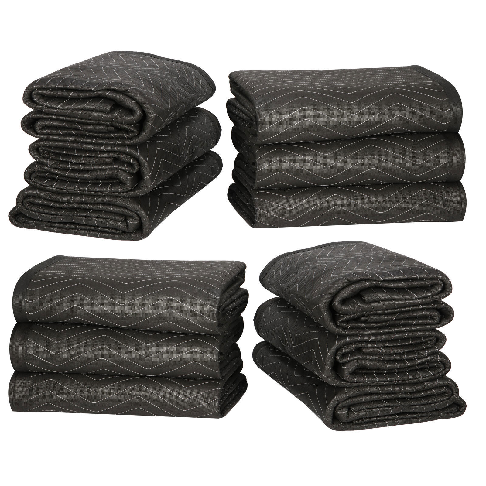 12/24/36/48 PCS Moving & Packing Blankets Professional 80″ x 72″ Professional