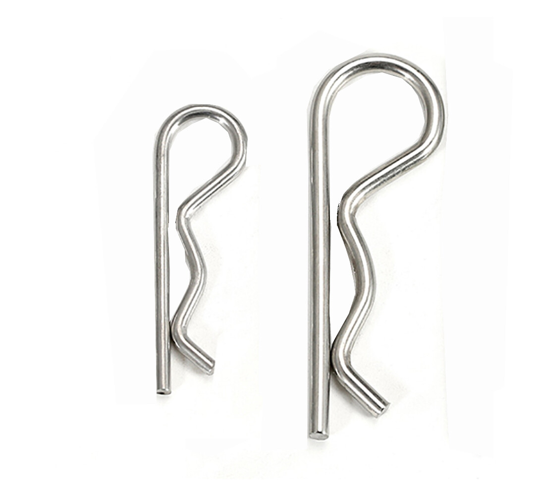 R Pin Shaft Retaining Clips Cotter Pins Stainless Steel 1mm 2mm 3mm 4mm 5mm 6mm