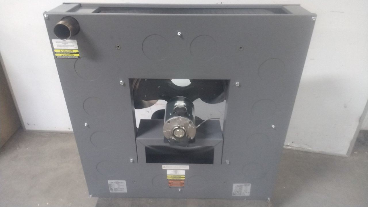 Dayton 5PV59 4180 CFM 120VAC 249,800 BtuH Hydronic Wall and Ceiling Unit Heater
