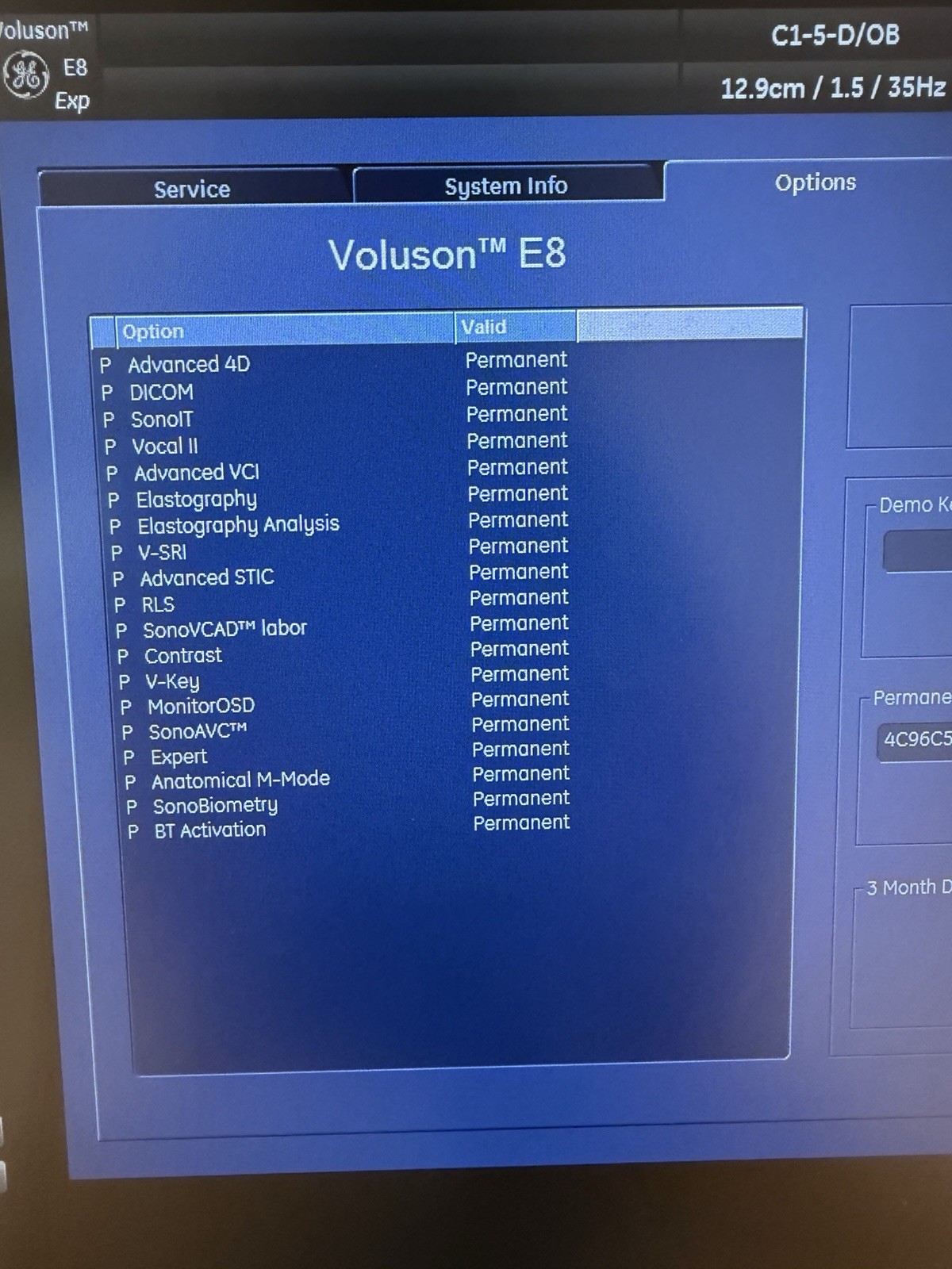 GE Voluson E8 Expert Ultrasound | 2 Probes | 4D HDlive | All Options | Warranty