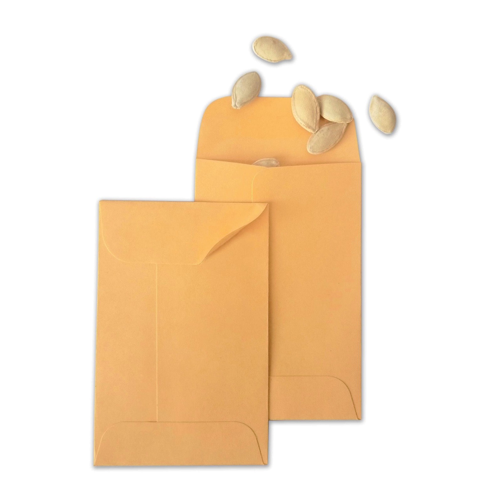 Xxcxpark 200PCS #7 Coin Envelopes 3.5×6.5 200 PCS (3.5″ x 6.5″), Brown