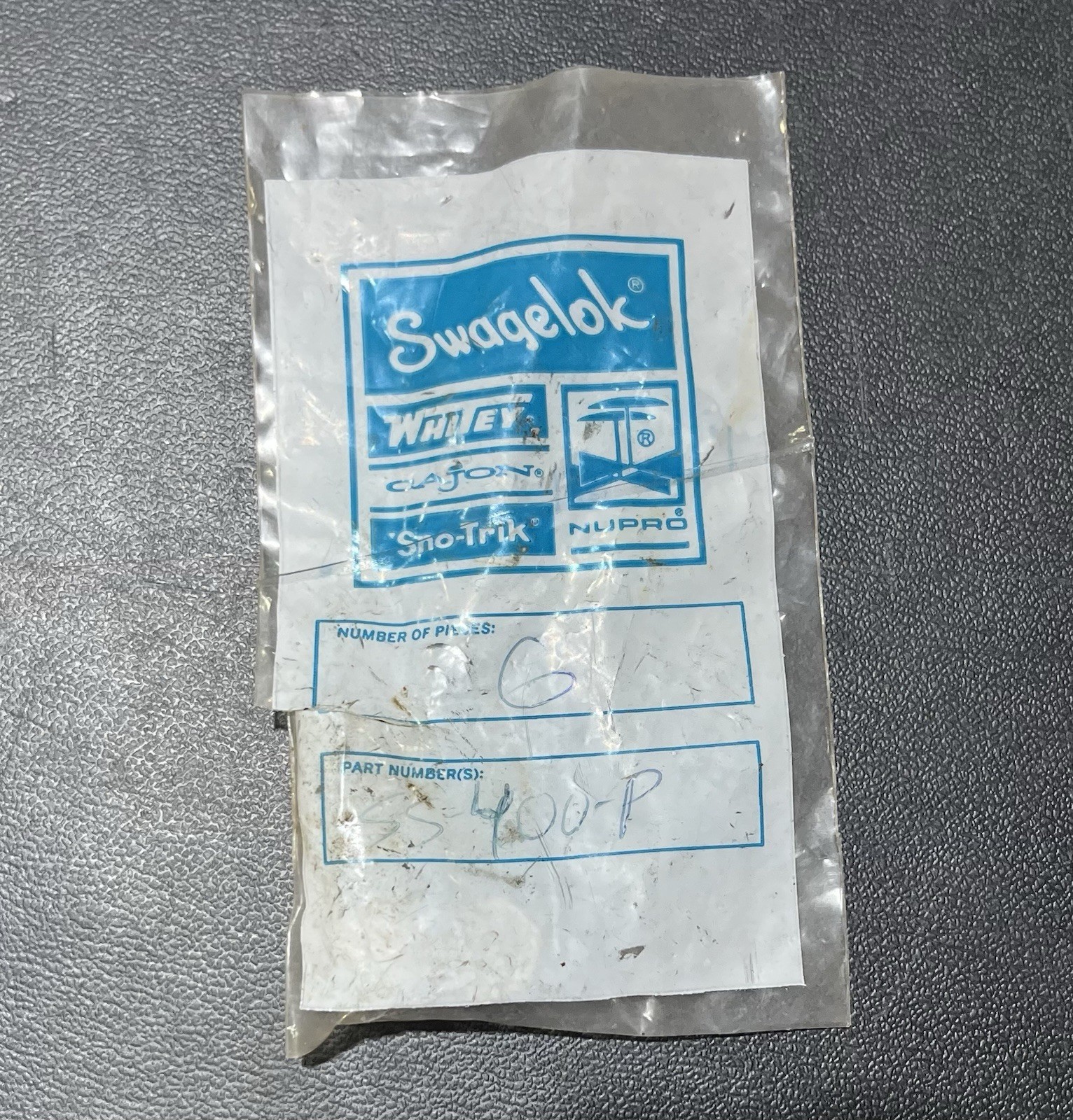 Swagelok SS-400-P 1/4″ OD Tube Plug End Cap Stainless Steel LOT OF 2