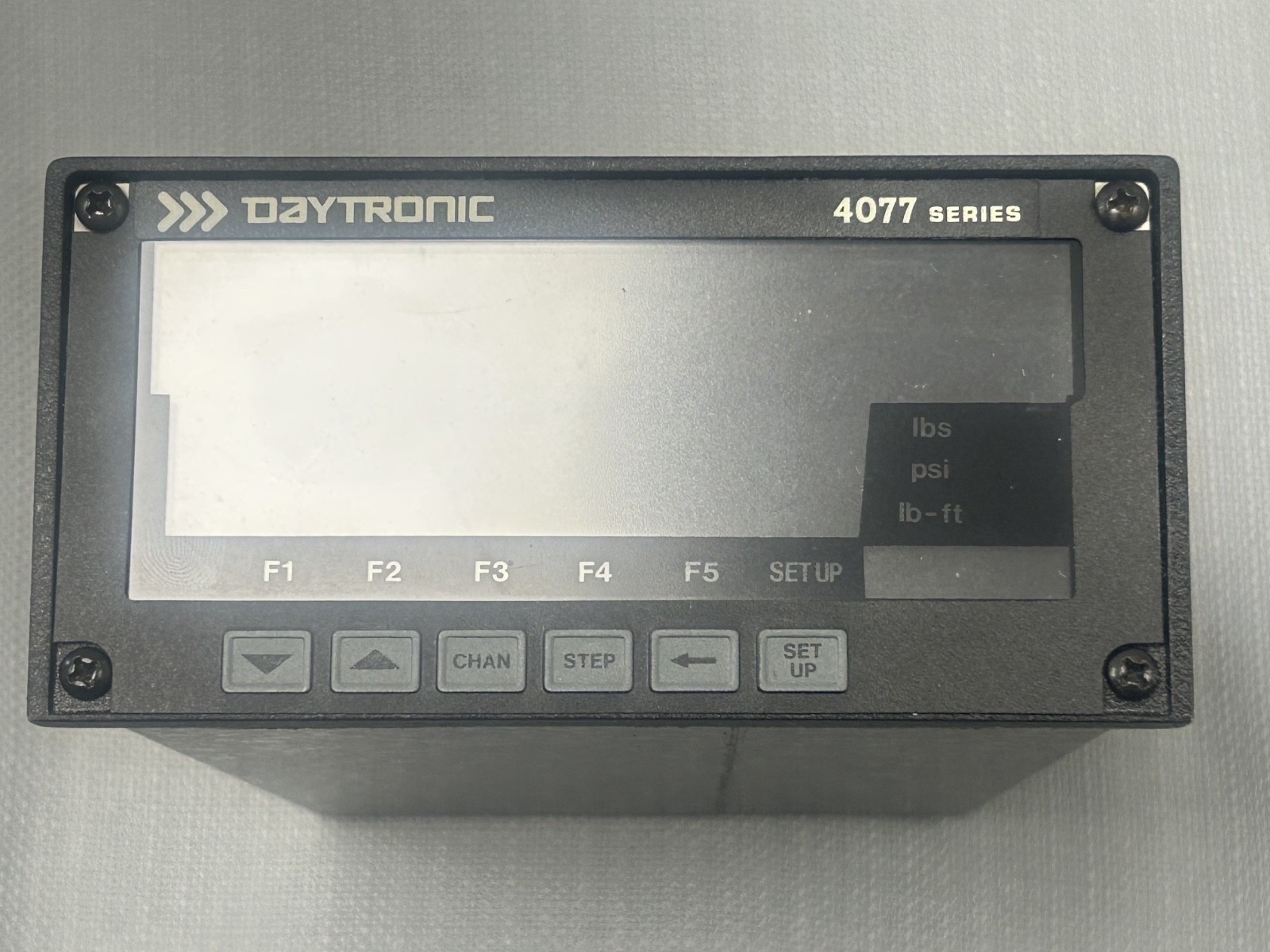 Daytronic 4077 Series Digital Indicator MN4077 Panel Controller – Good Condition