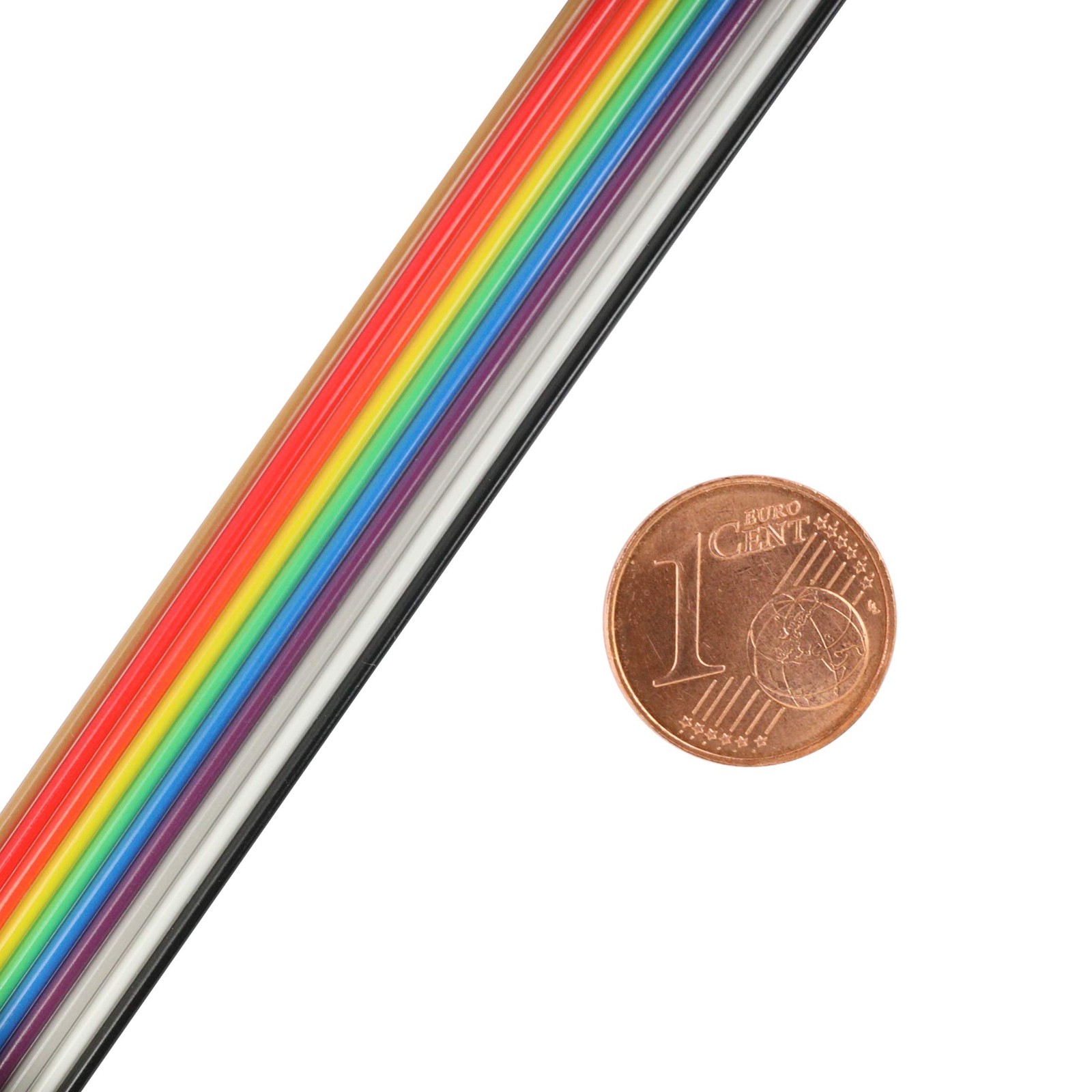 risingsaplings 10P 9.8FT 3 Meters 10 Wire Colorful (9.8FT), Rainbow