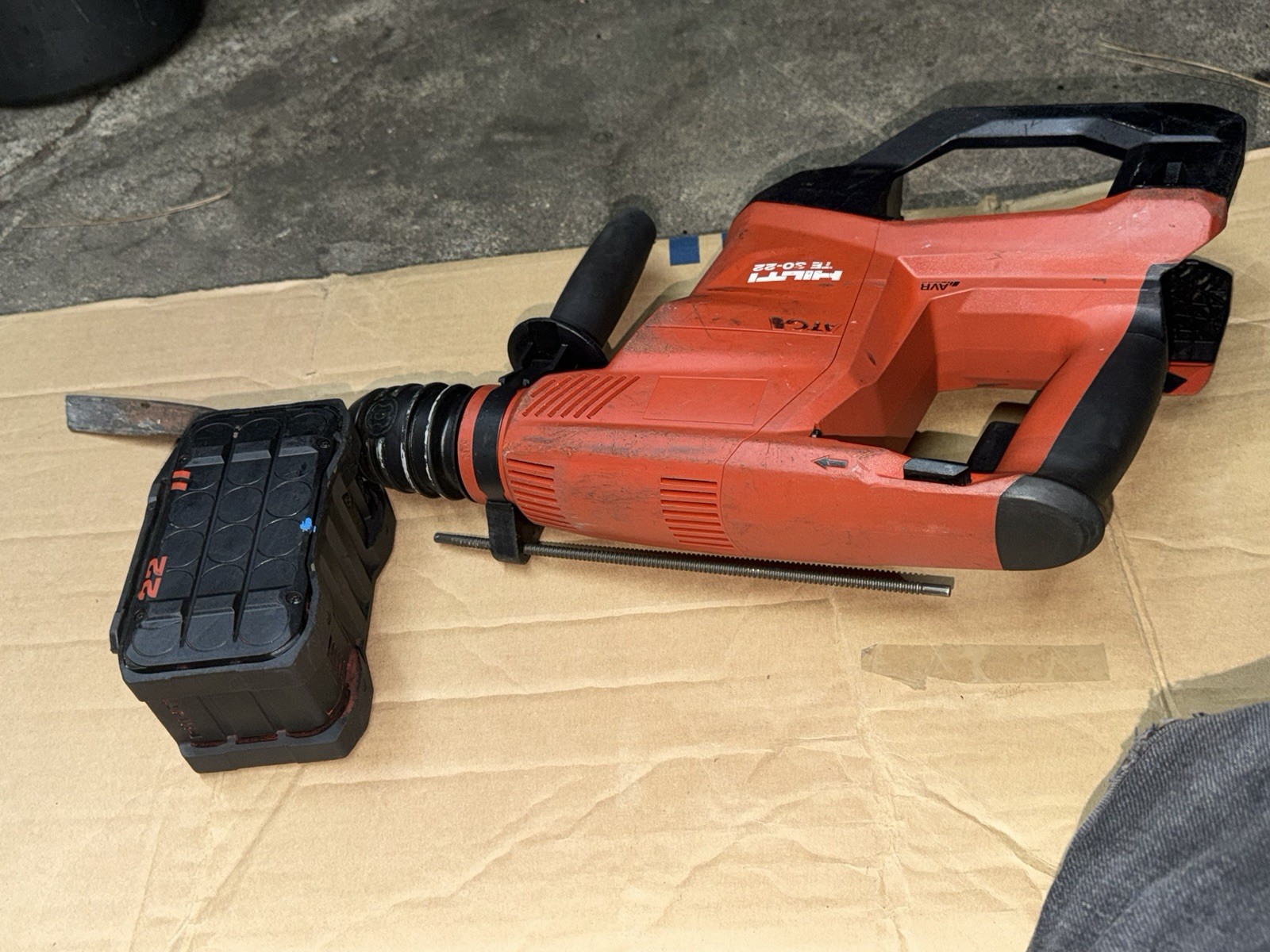 HILTI TE 30-22 NURON ATC & AVR Cordless Rotary Hammer Drill/B 22-255 Li-ion BATT