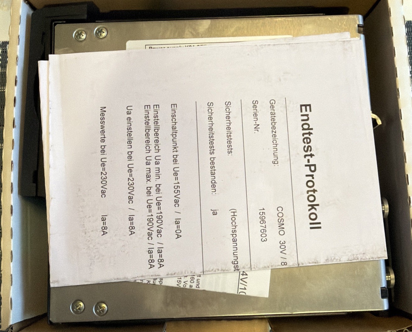 Pepperl+Fuchs K24-STR-24..30VDC-10A Power Supply | 195762