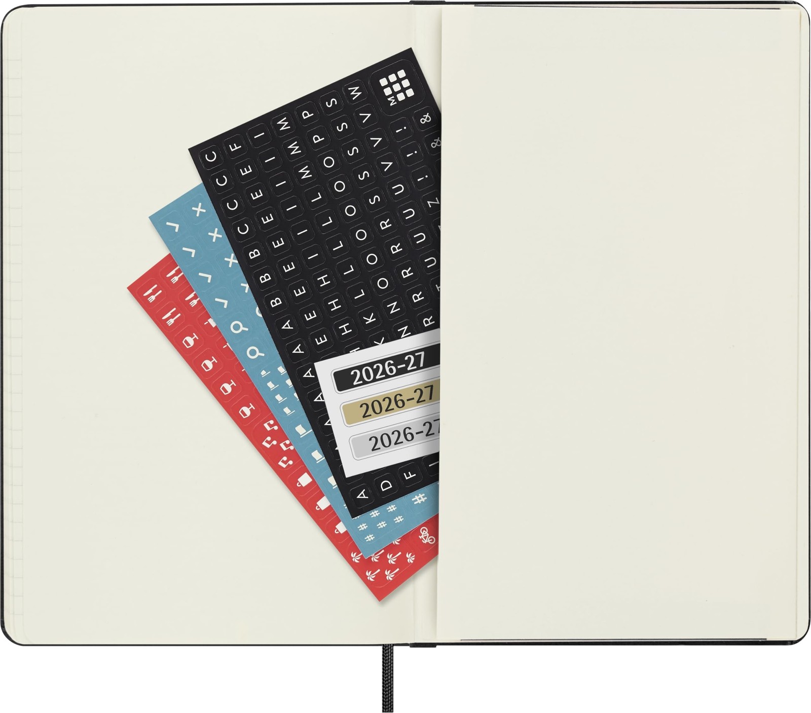 Moleskine Classic 18 Month 2026-2027 Daily Planner, Hard Cover, Large (5″ x
