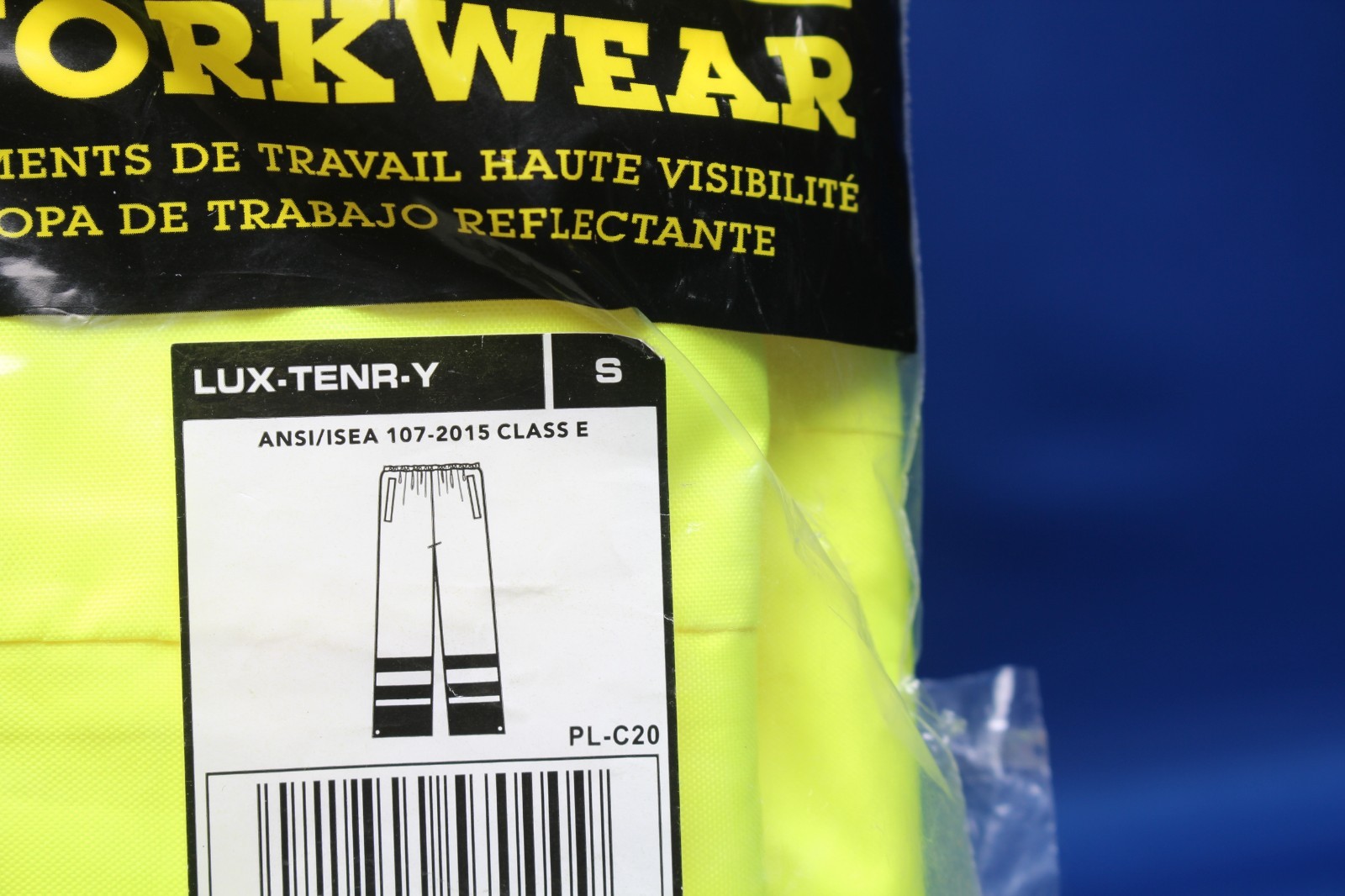 OccuNomix Hi-Viz Workwear Dual Stripe Size Small Safety Pants LUX-TENR-Y PL-C20