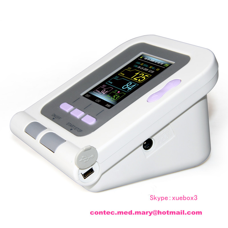 CONTEC08A-VET Vet Blood Pressure Monitor NIBP PR with Cuff 2.8″ Color LCD