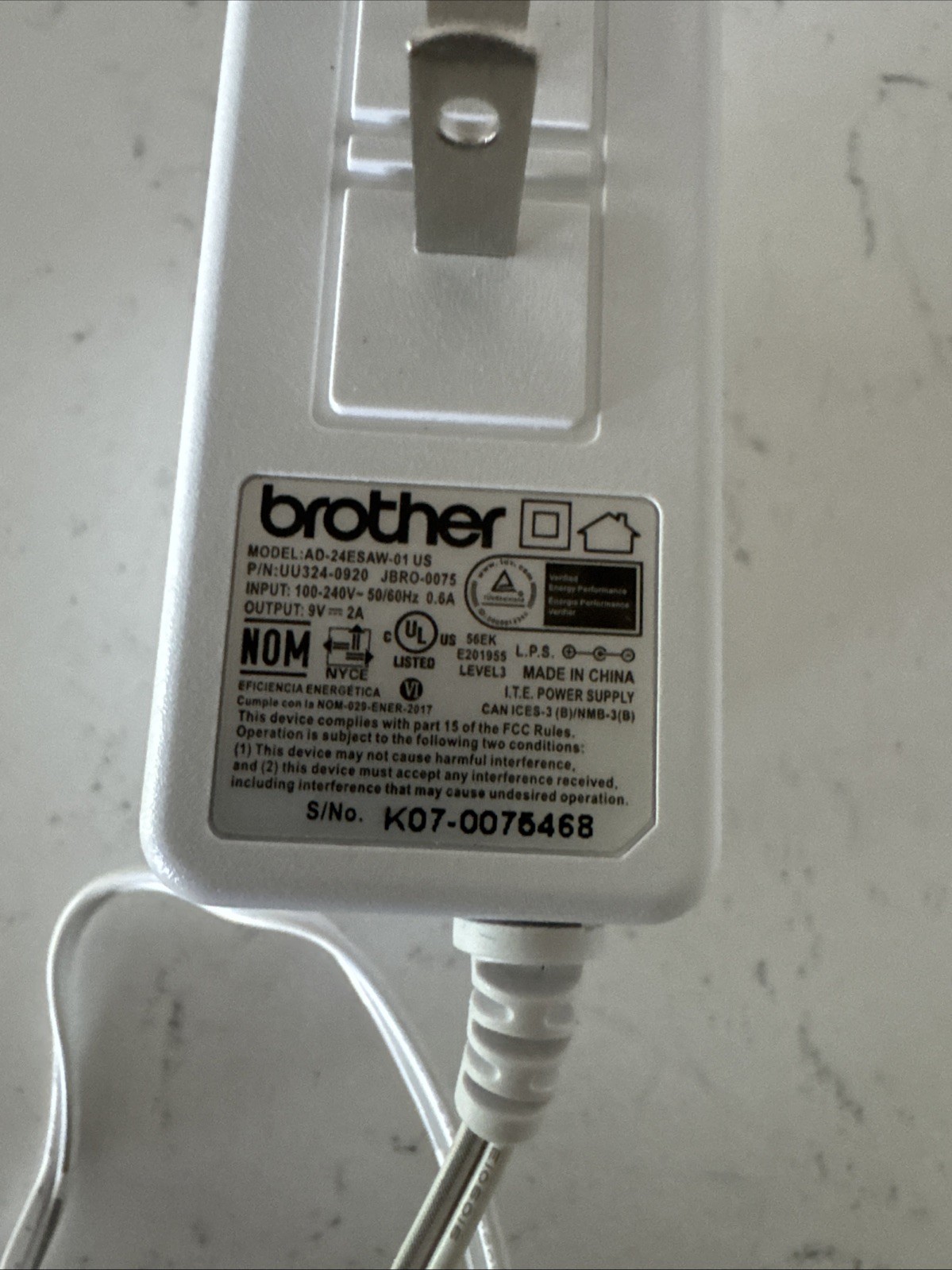 Brother P-Touch Cube Bluetooth Label Maker PT-P300BT w/ Power Adapter