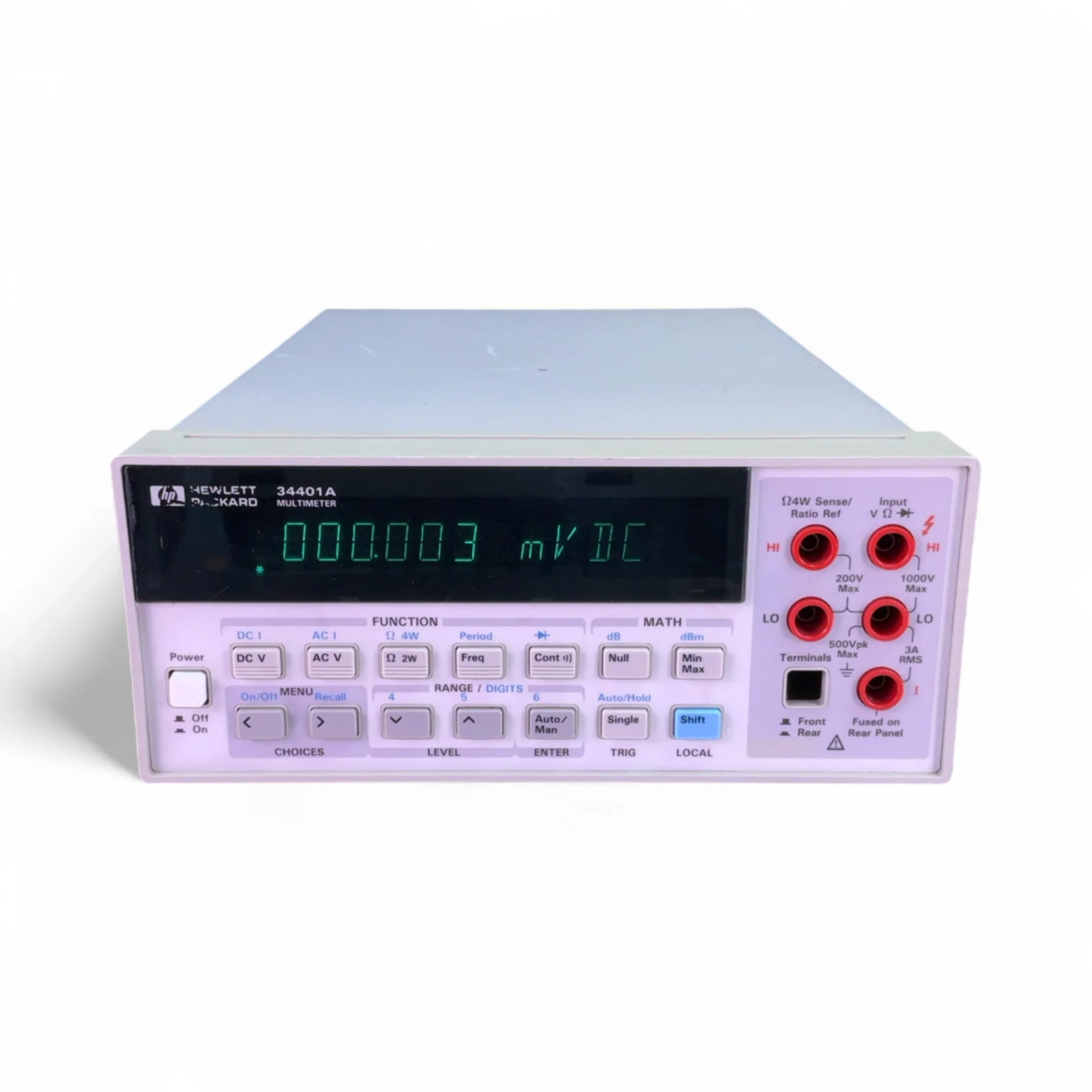 Hewlett Packard (HP) Digital Benchtop 1000V Multimeter 34401A Digital Multimeter