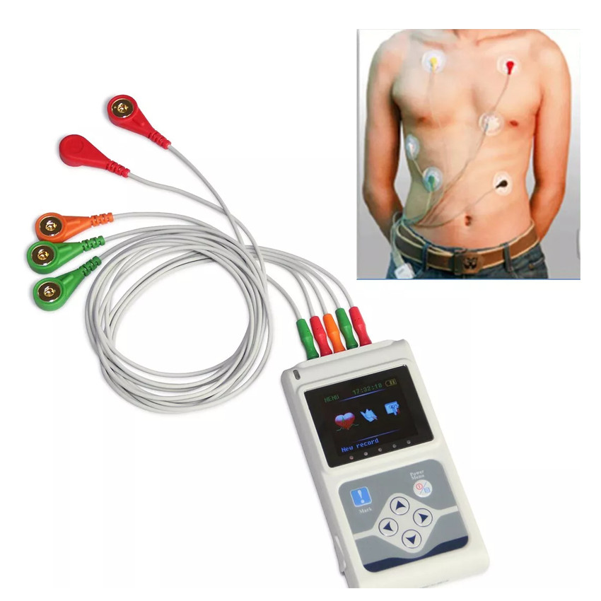 Genuine CONTEC TLC9803 Dynamic ECG Monitor System 24 Hours Recorder ECG Holter