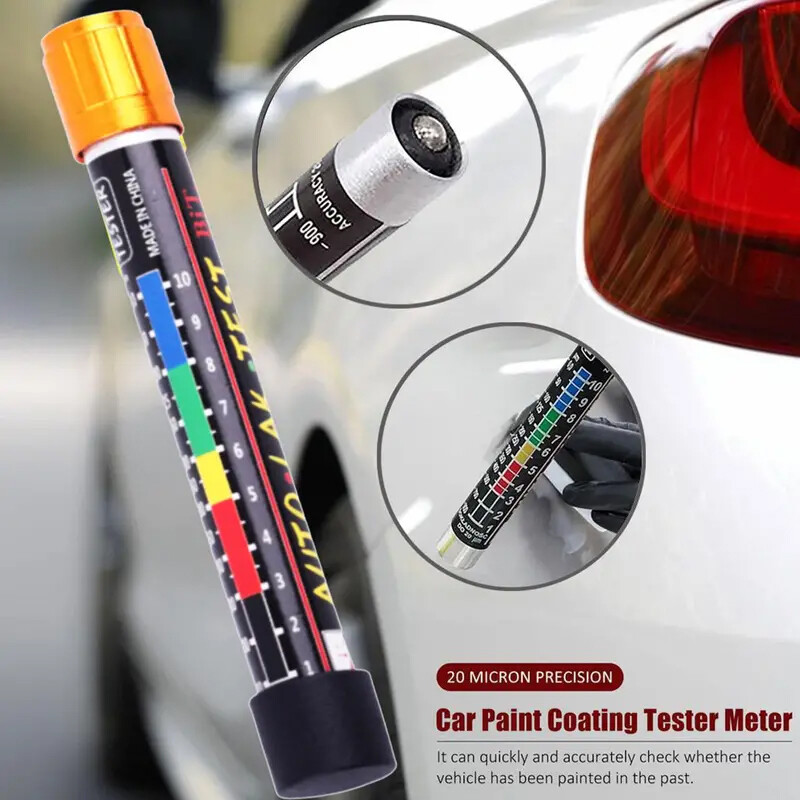 Car Paint Test Thickness Tester Meter Gauge Auto Paint Crash Check Magnetic 1PC