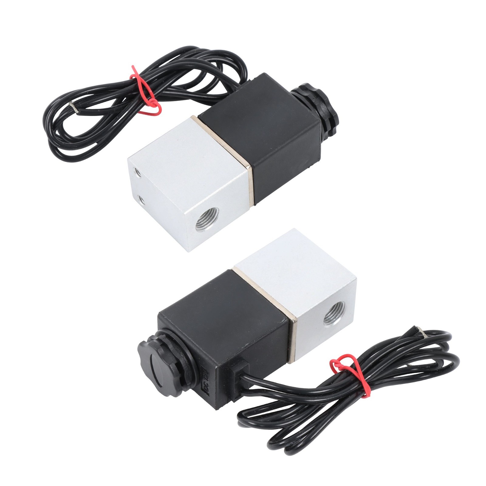 2X 1/4″ Fast Response Electric Air Water Solenoid Valve 12V DC Normally Closed