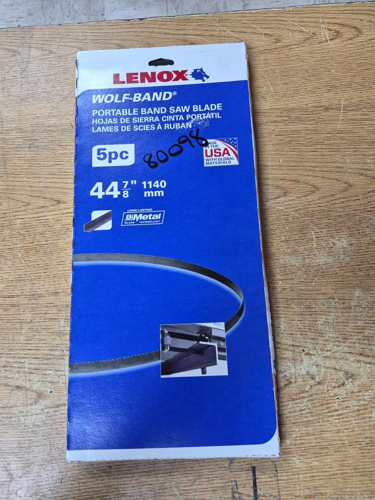 Lenox Portable Band Saw Blades #80098 (8009838PW10185)