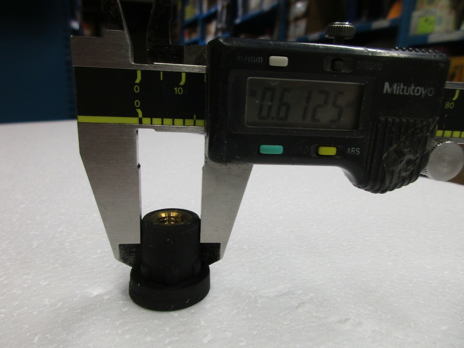 8 Rubber Vibration Isolator Mounts, M8-1.25 Internal, See Pics For Dimensions