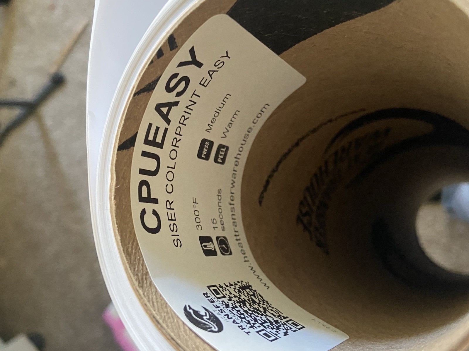 Siser Colorprint Easy CPU Printable Vinyl 14.75 in x 9 yd’ (read description)