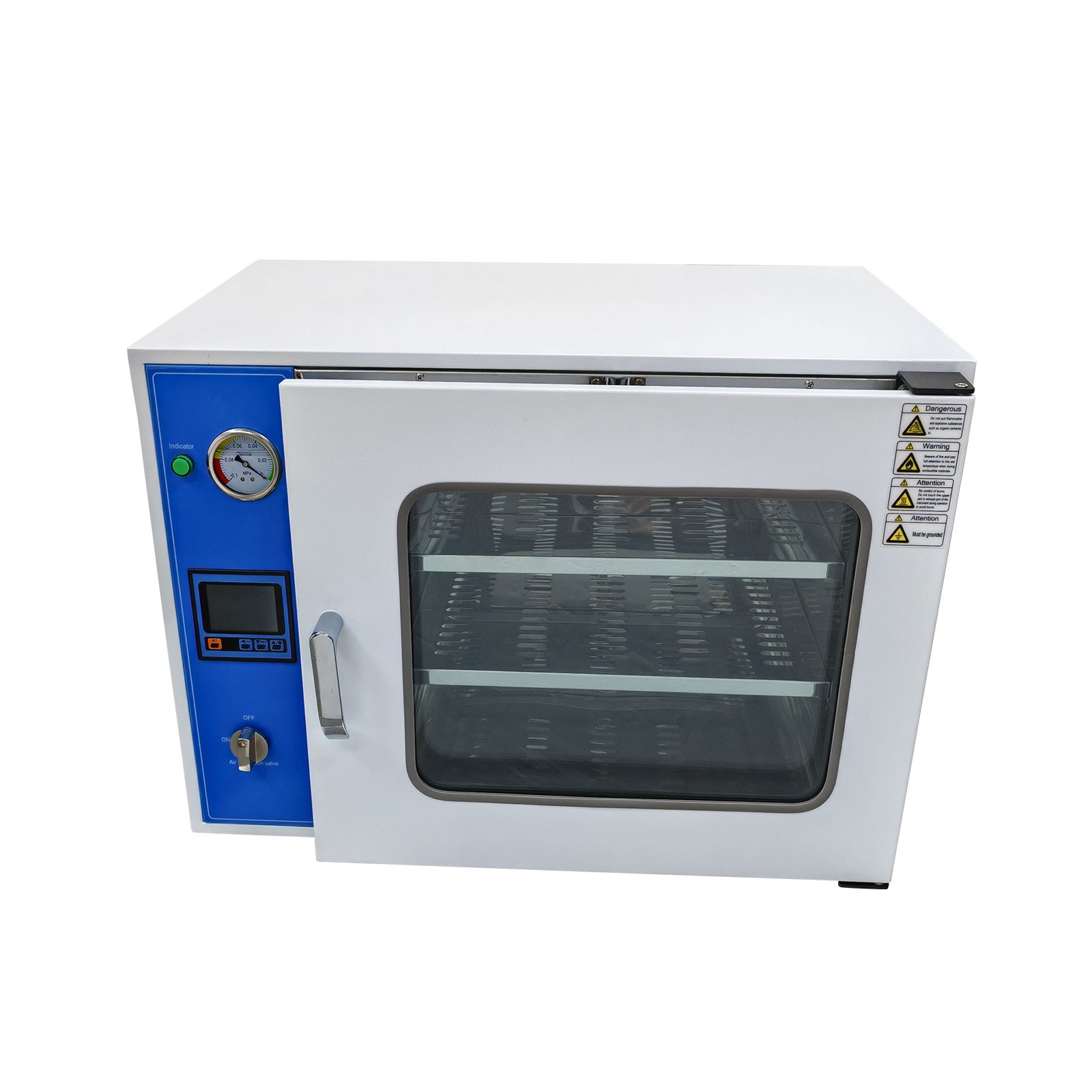 2-layer 1.9Cu ft Vacuum Drying Oven Intelligent Temperature Control for Lab 110V