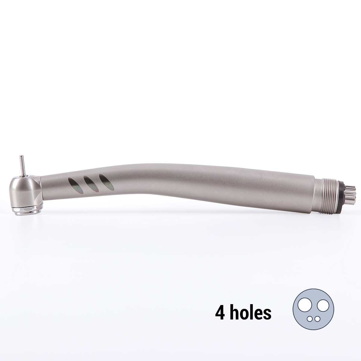 Dental Torque Head High Speed Handpiece 3 Water Spray Stainless Body 2 /4Holes