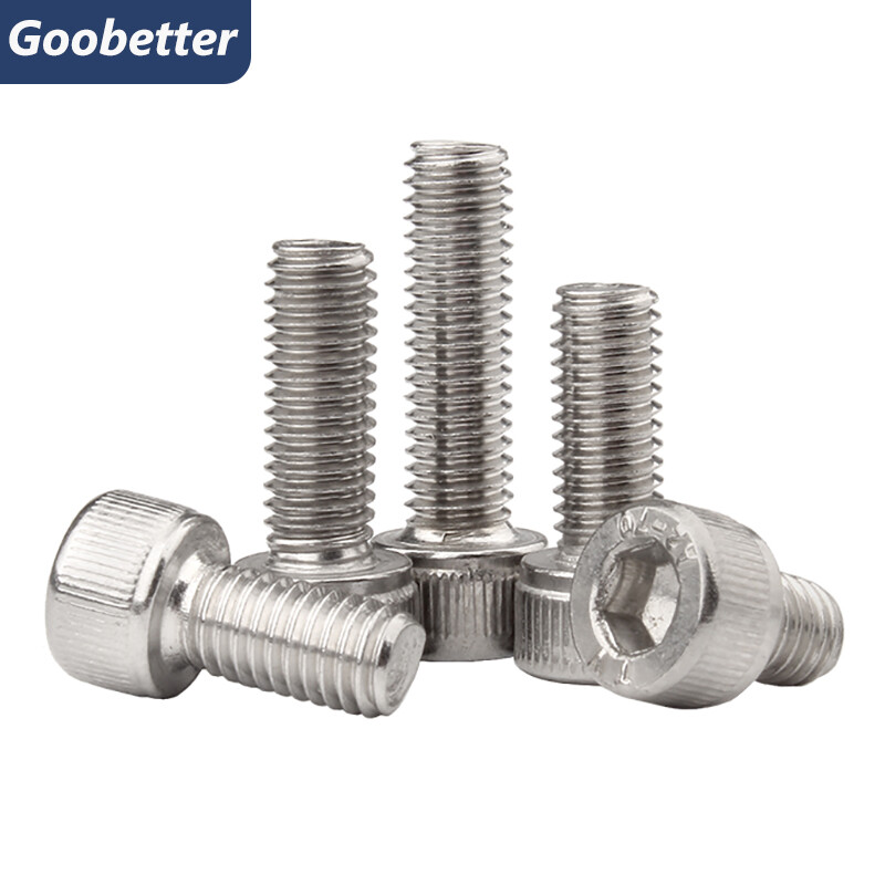 Socket Cap Head Screws Hex Allen Key Bolts DIN 912 A2 Stainless Steel M6 8-200mm