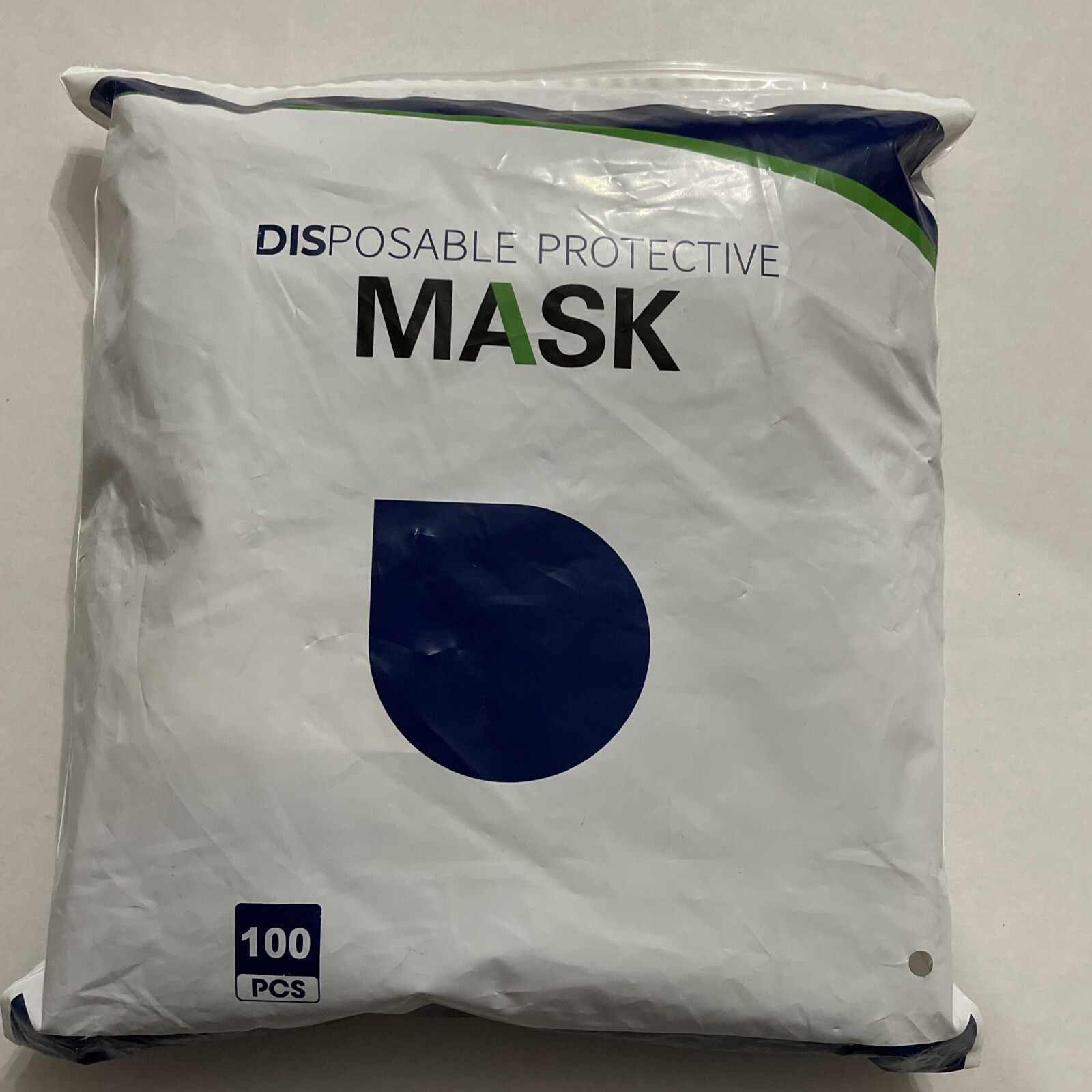 100 PCS Disposable Face Mask Non Medical Surgical 3 Ply Ear loop Black Masks USA