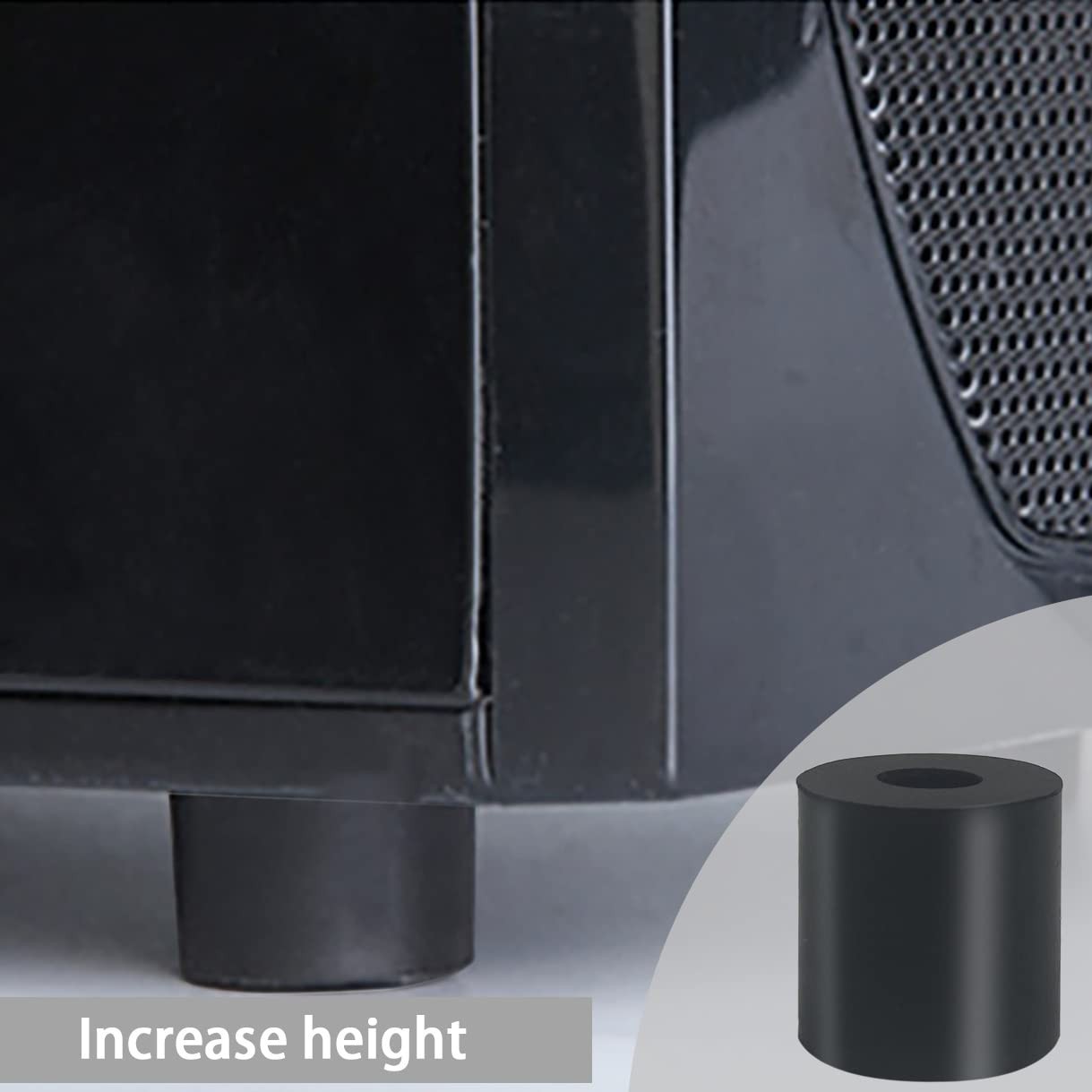 16 PCS 4 Sizes Rubber Spacers 1 Inch/ 3/4 Inch/ 1 1/2 Inch OD, Thick Rubber B…
