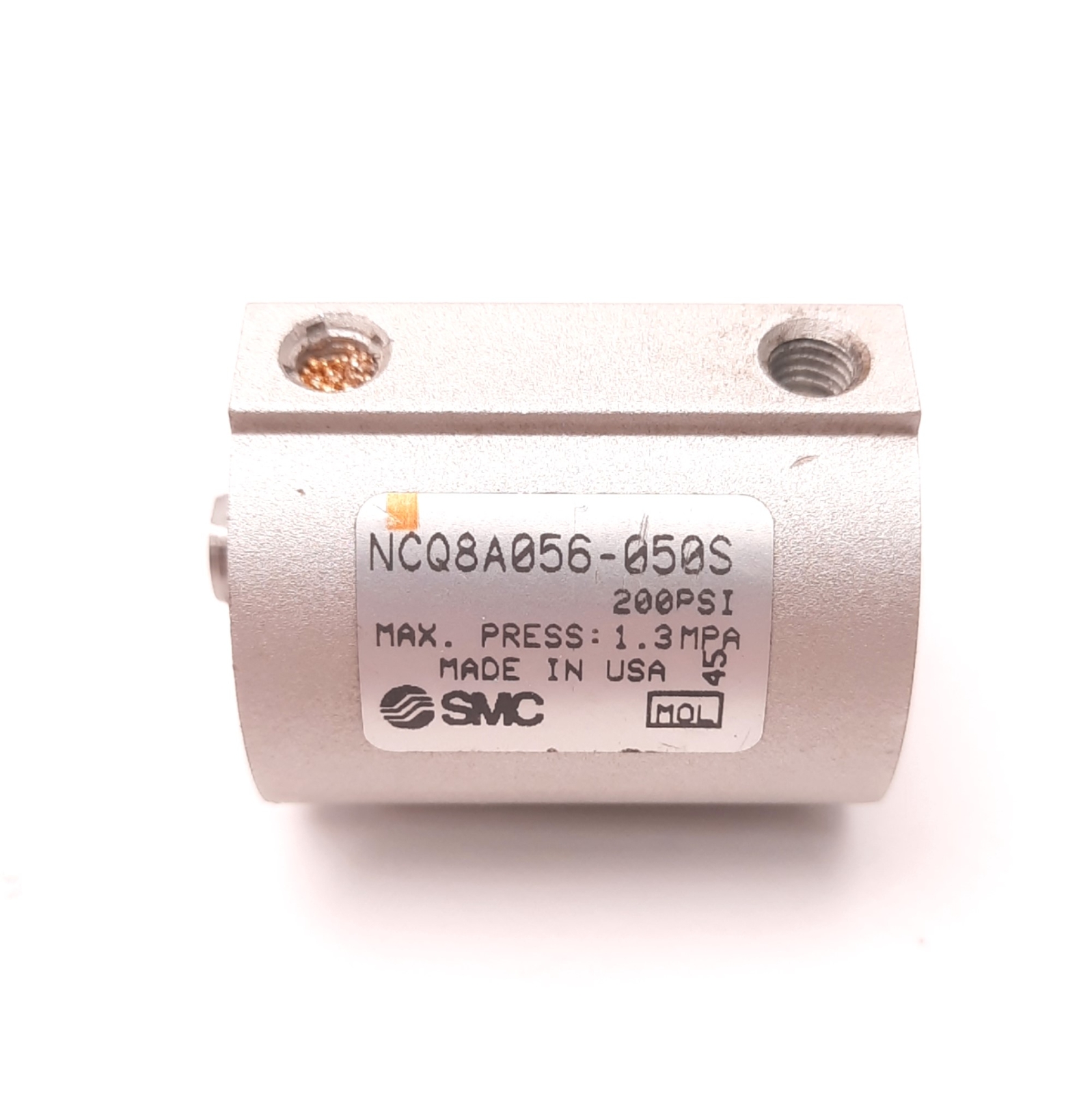 SMC SMC NCQ8A056-050S Compact Single Acting Single Rod Cylinder, 9/16″ Bore