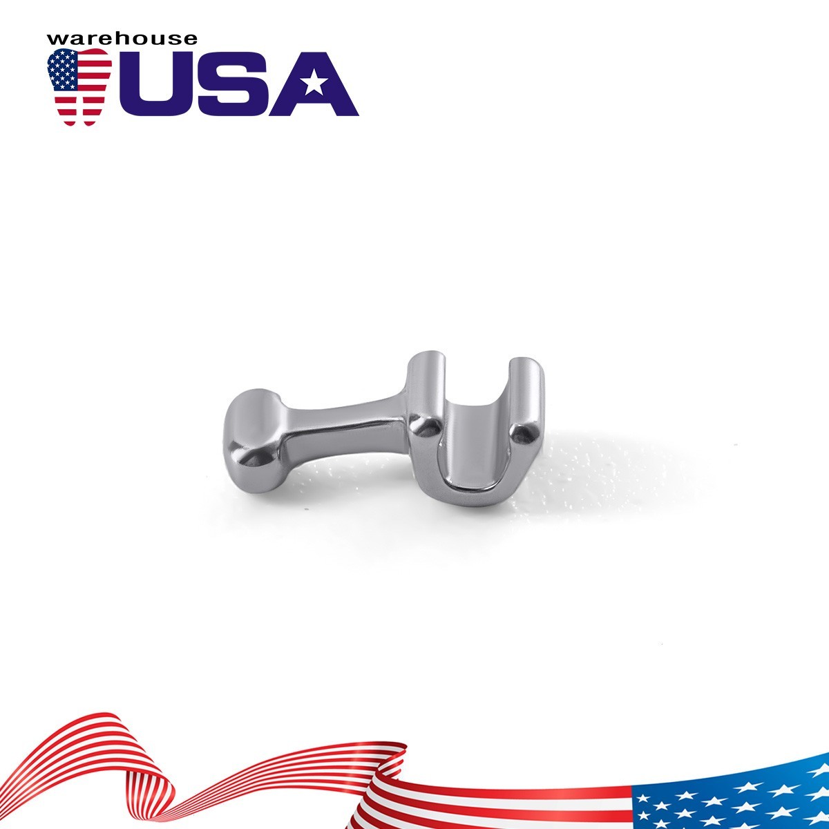 50pcs Dental Ortho Crimpable Hooks Stainless Steel 1.6/1.8/2.1/2.7/3.1/4/5.5/7mm
