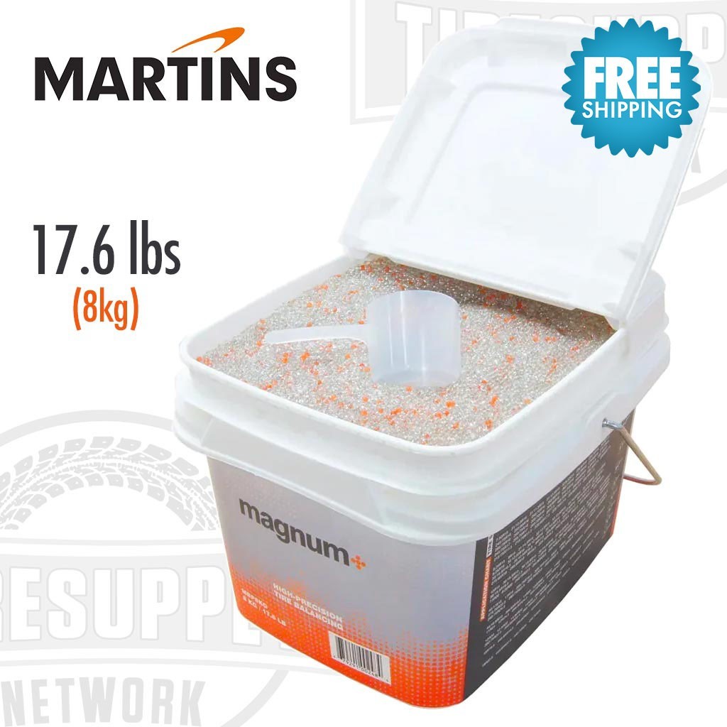 Martin Industries MBP8KG MAGNUM+ 17.6 lb / 8 kg Bulk Tub Tire Balancing Beads