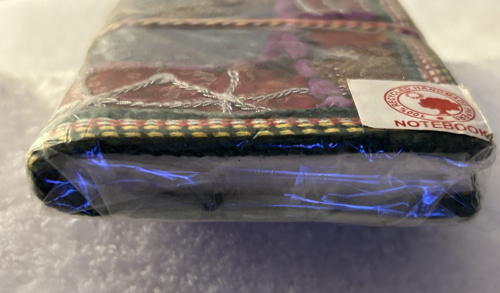 NEW Sari Journal 3.5×5 Hand Made Paper Made in India, Sealed Package
