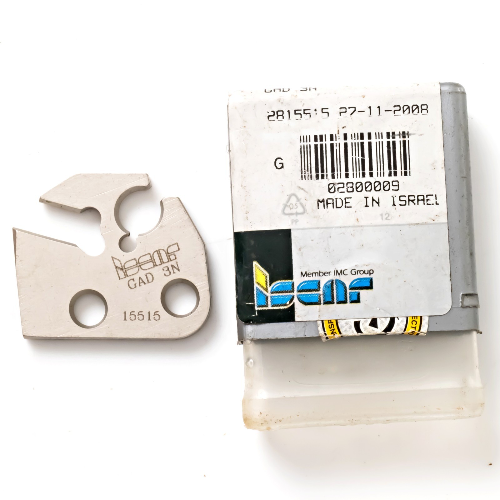 NEW ISCAR GAD 3N GROOVING / PARTING INDEXABLE BLADE. ISRAEL MADE