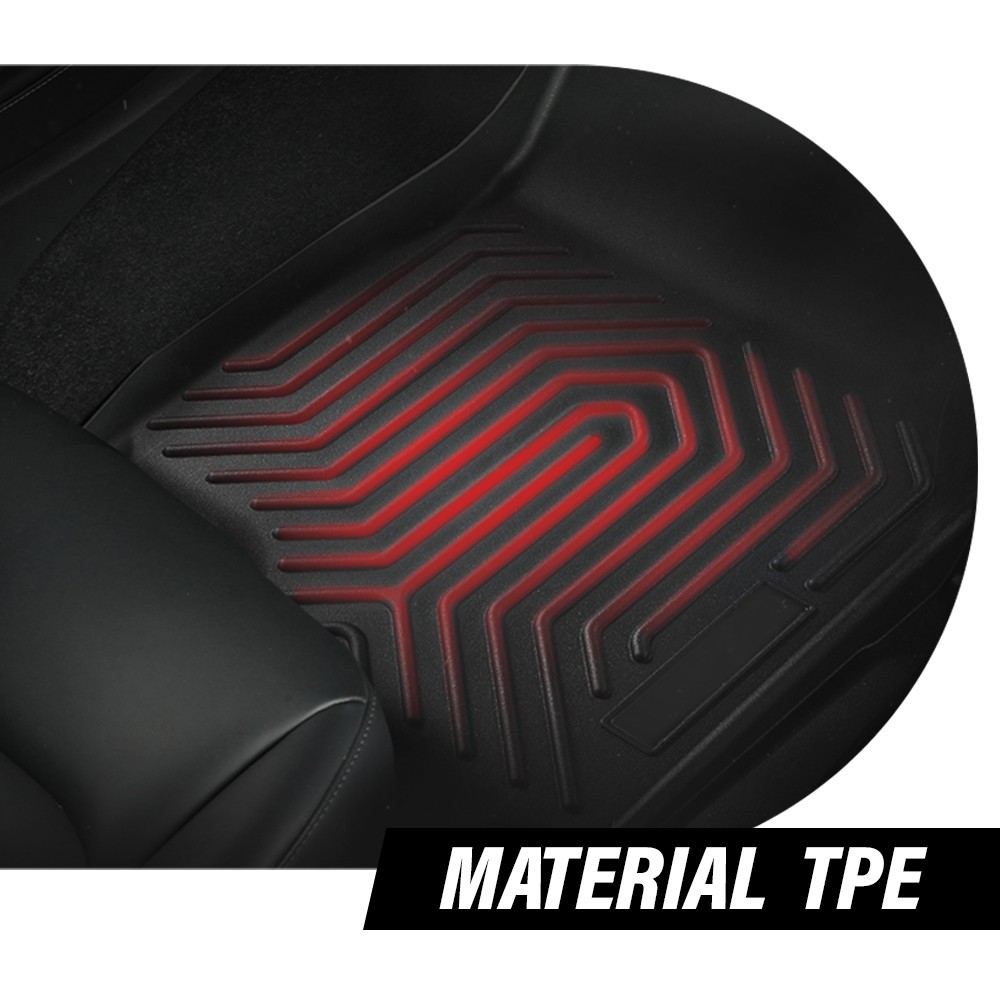LQI TPE Floor Mats Fit Acura RDX 2019 2020 2021 2022 2023 2024, All Weather
