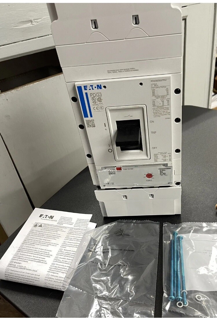 NEW PDG33M0600TFAJ EATON 3p 600v 600a 65k Cutler Hammer Circuit Breaker