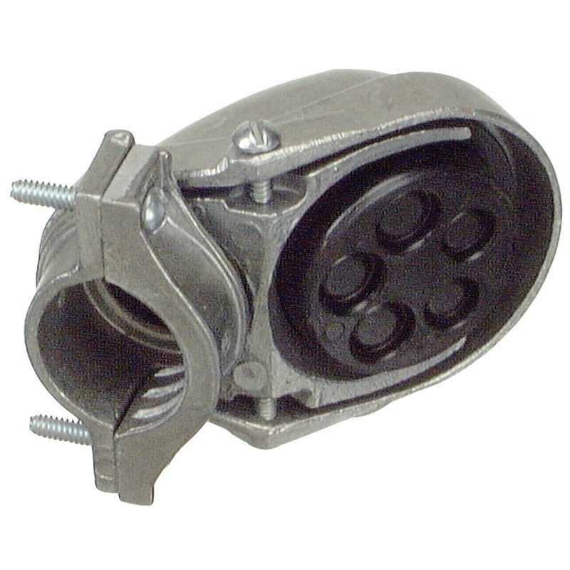Halex 58005 Service Entrance Cap, Clamp, Aluminum, 2.13 in H x 2.69 in W x 2.25