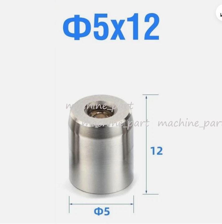 Injection Mold Parts SUS420 Stainless Steel Air Poppet Valves Air Ejector Pins