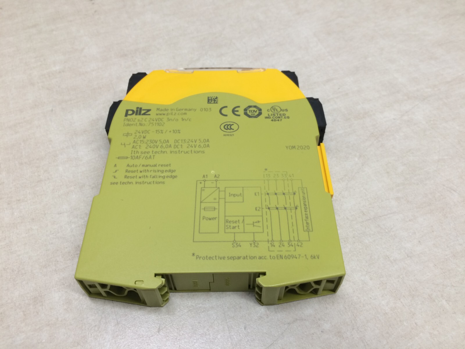 Pilz PNOZ S2 Safety Relay 24V DC
