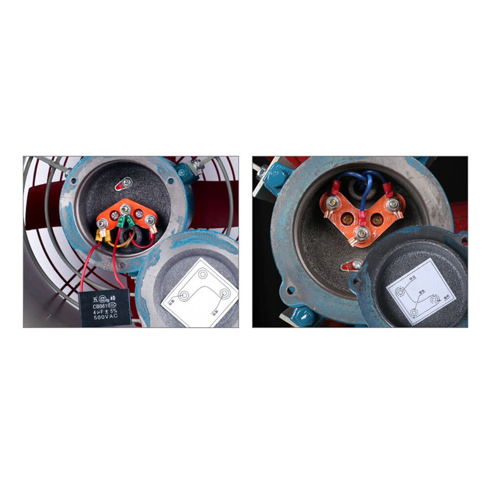 110V 12″ Explosion-proof Axial Fan Pipe Spray Booth Paint Fumes Exhaust Fan
