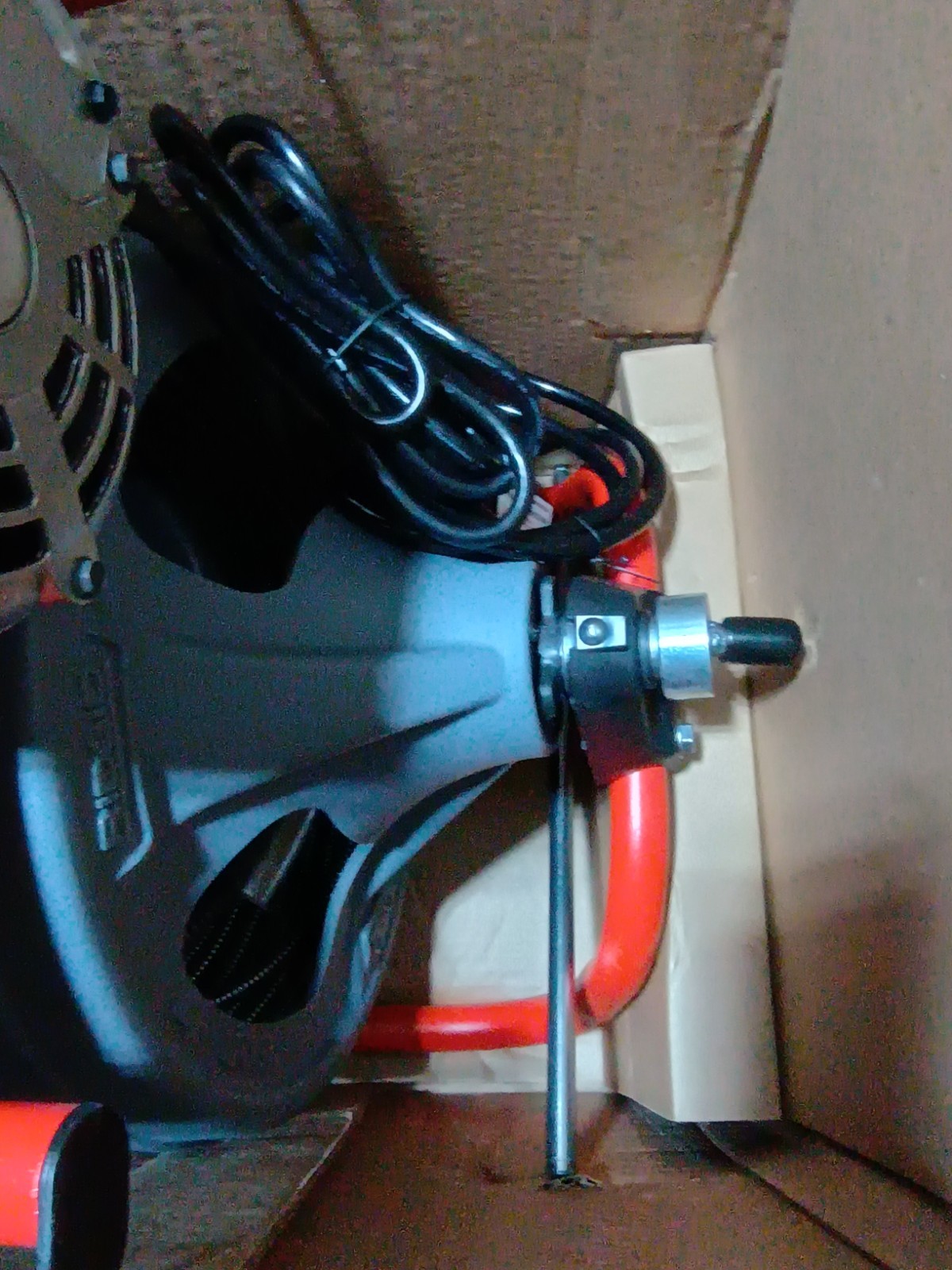 Ridgid K-400 Drain Snake Auger Drum Machine with C-32IW 3/8 in. x 75 ft. Cable