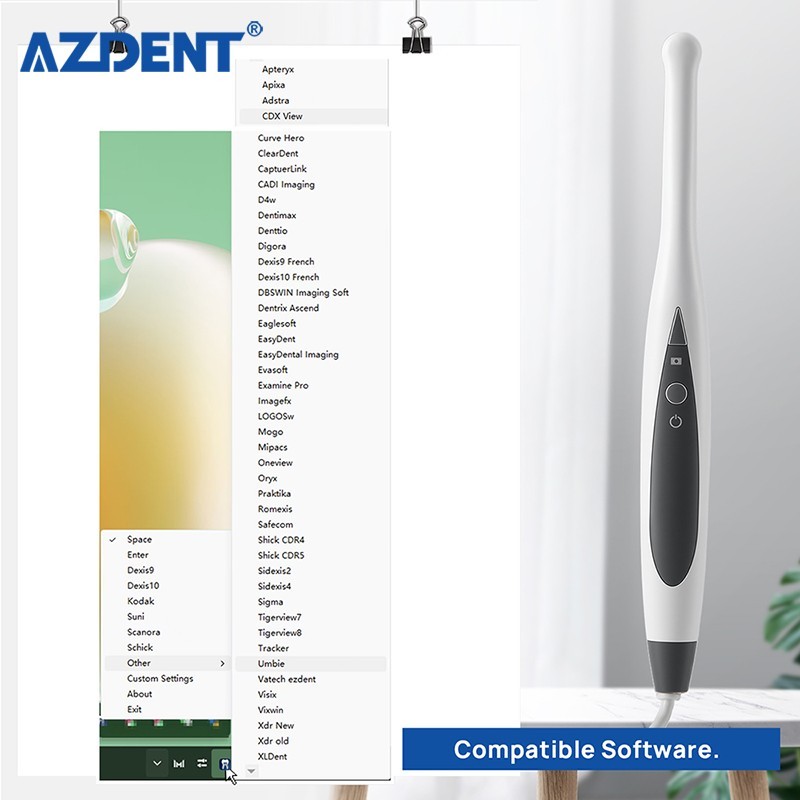 FDA Dental Intraoral Camera LED Automatic Imaging Intra Oral Endoscope USB 2.0