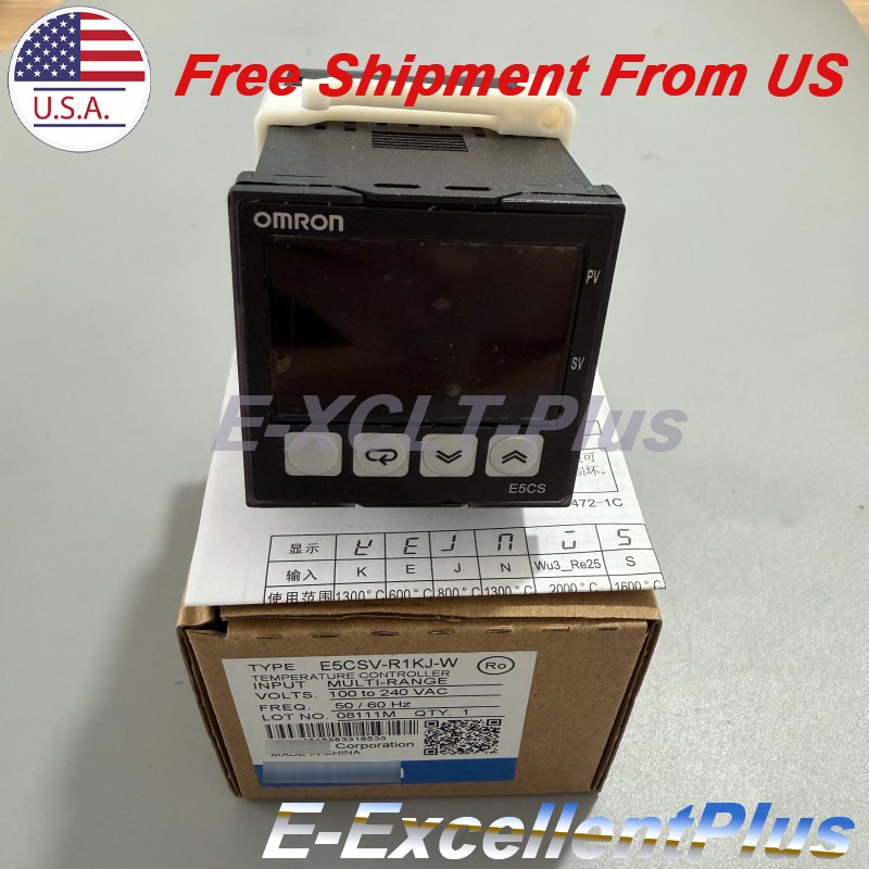 New For Omron E5CSV-R1KJ-W Digital Temperature Controller E5CSVR1KJW USA Stock