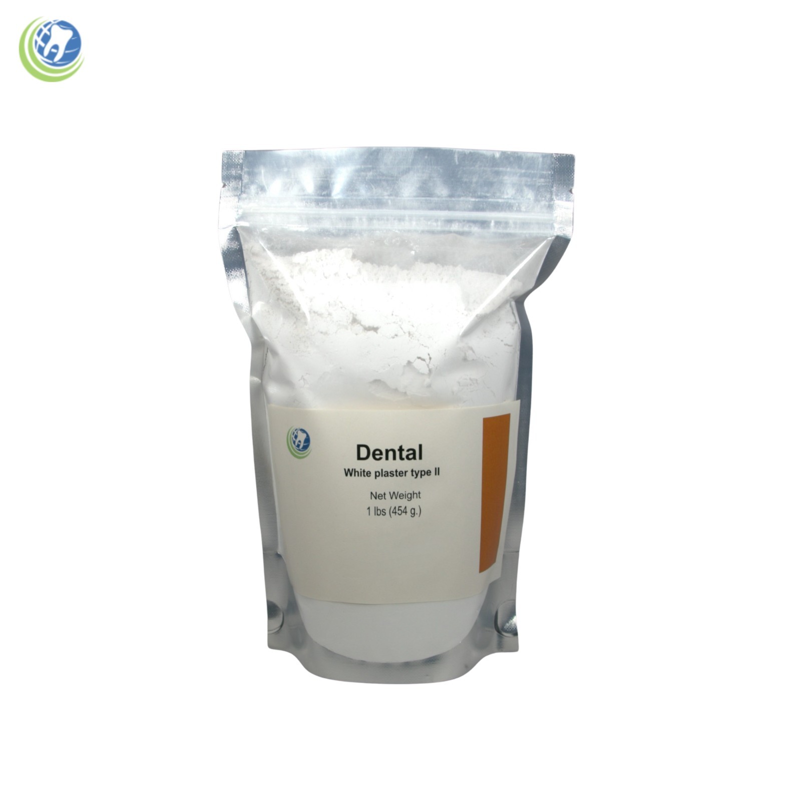 1 to 5 LBS White Dental Plaster Type II Regular Set Gypsum 2-3 Day Delivery