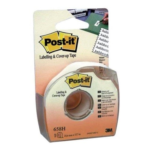 Post-it Labeling and Cover-up Tape 658 1 in x 700 in (25.4 mm x 17.7 m)