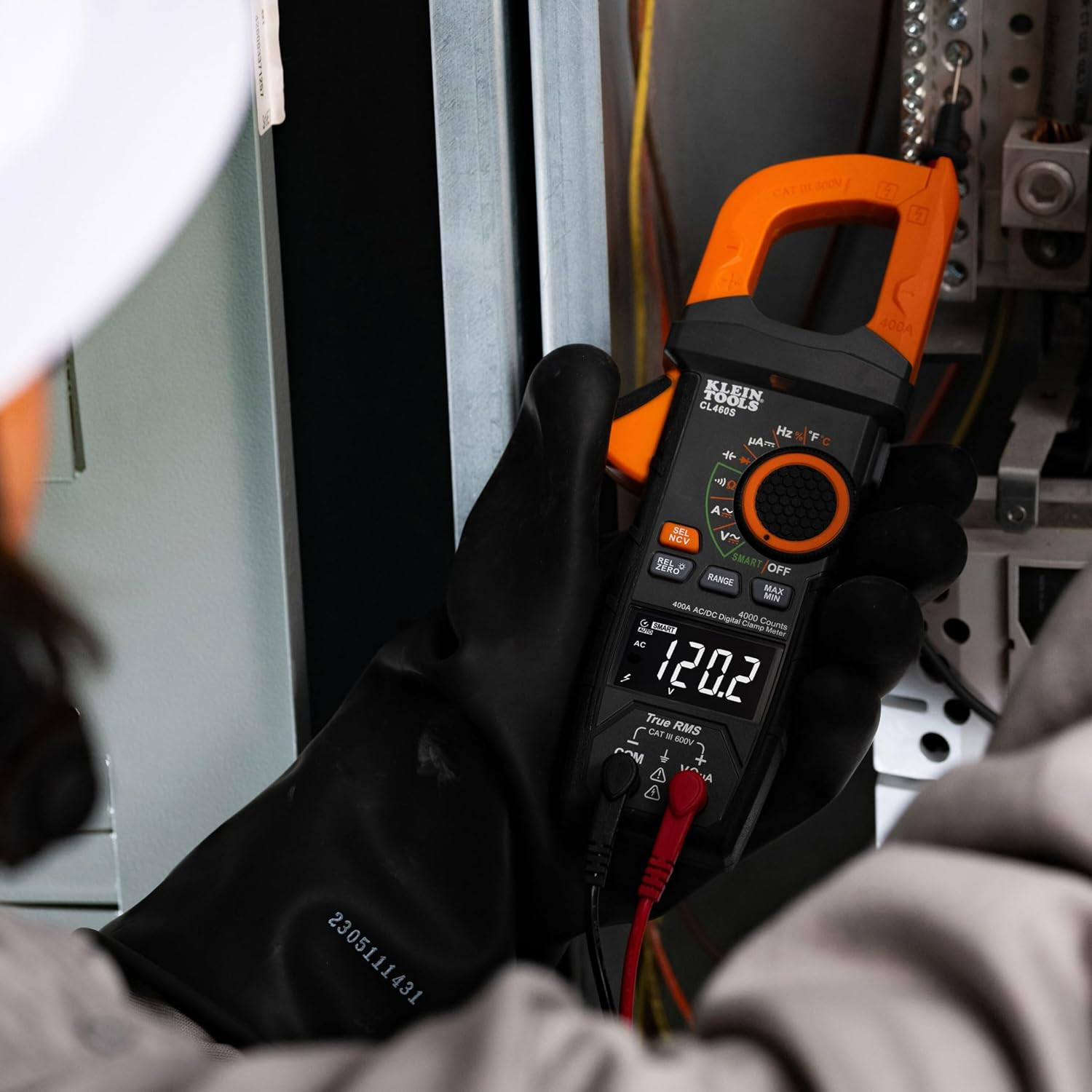 Klein Tools CL460S 400A AC/DC Auto-Ranging Smart Digital Clamp Meter with TRMS,